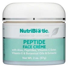 NutriBiotic � Peptide Face Creme with GSE, 2 Oz | Ultra-Hydrating | Collagen Syn