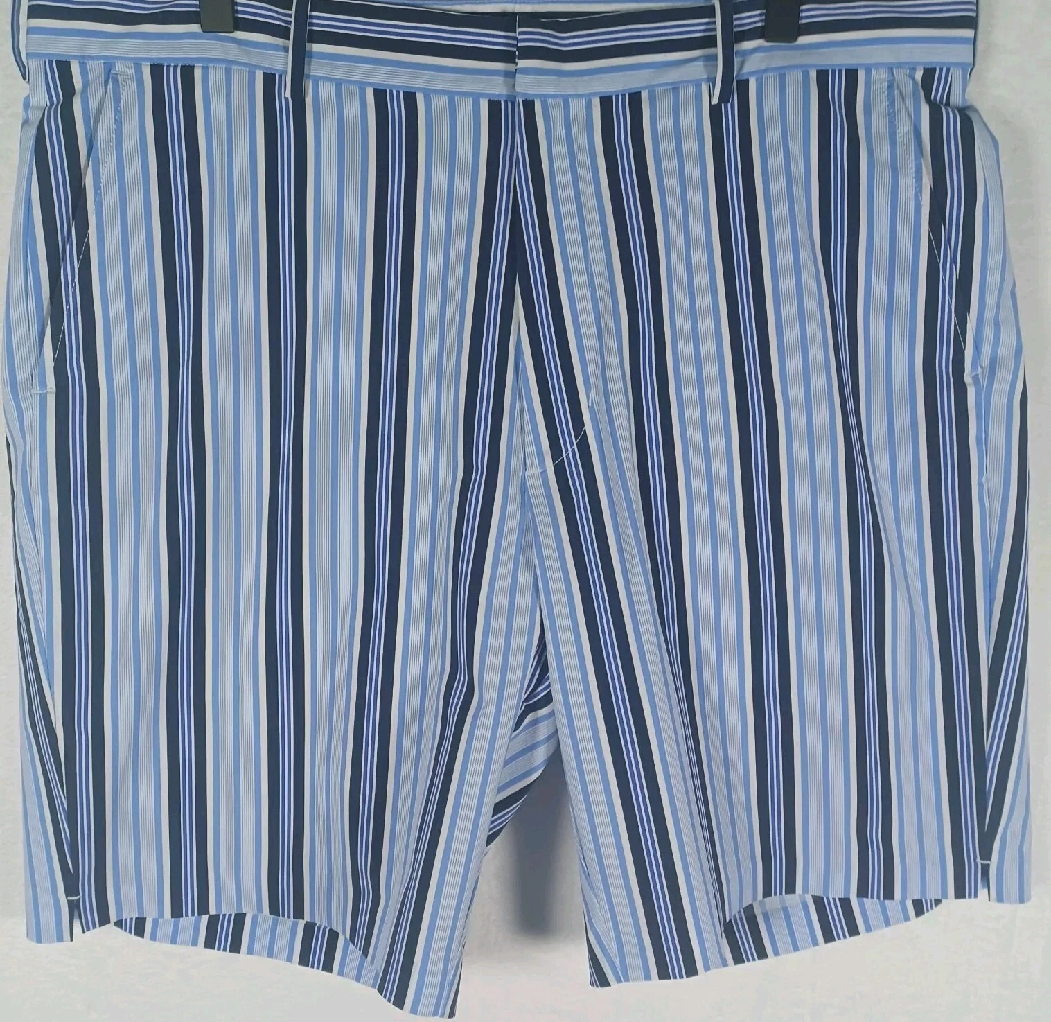 Polo Golf Ralph Lauren Blue Swim Trunk Shorts Mens 38 Stripe Brit West Indie