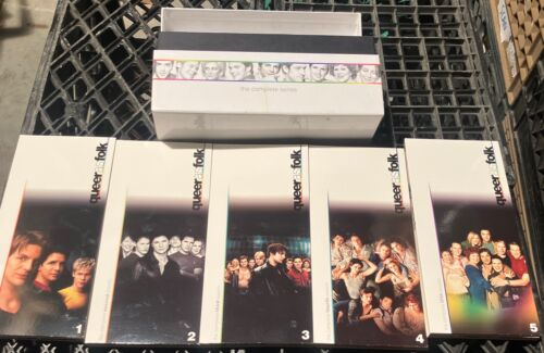 Queer as Folk The Complete Series 1-5 Seasons 1, 2, 3, 4, 5 DVD 28-Disc Box Set