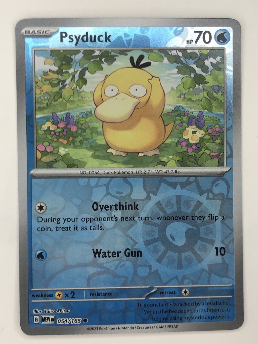 Pokemon TCG Psyduck 054/165 Reverse Holo Scarlet & Violet 151