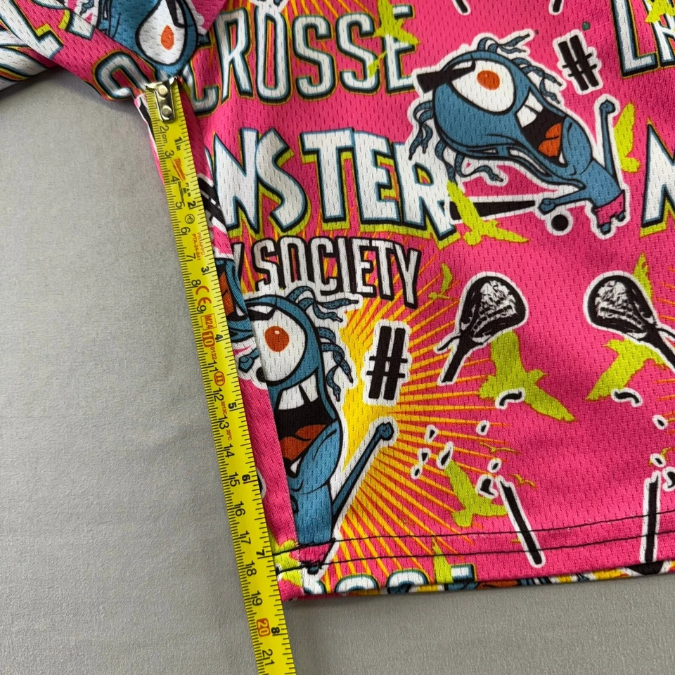 Pantalones Cortos Atléticos Flow Society Monster Lacrosse Deportes Activos Juveniles XL Color Rosa Foto 4 de 4