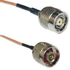 RG316 RP-TNC MALE to N MALE Coax RF Cable USA-Ship