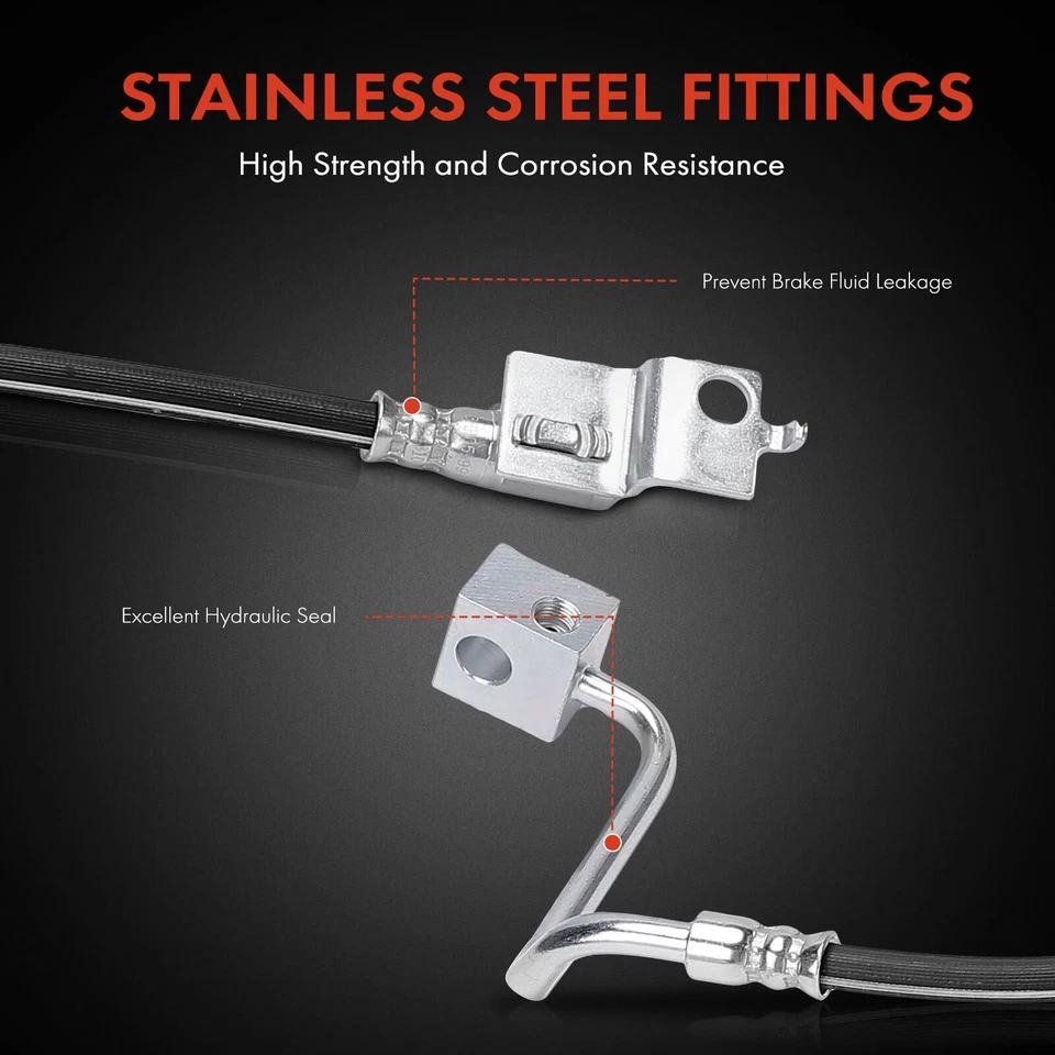 Manguera hidráulica de freno lateral central trasero para Jeep TJ Wrangler 1997 1998 1999-2006 Foto 4 de 4