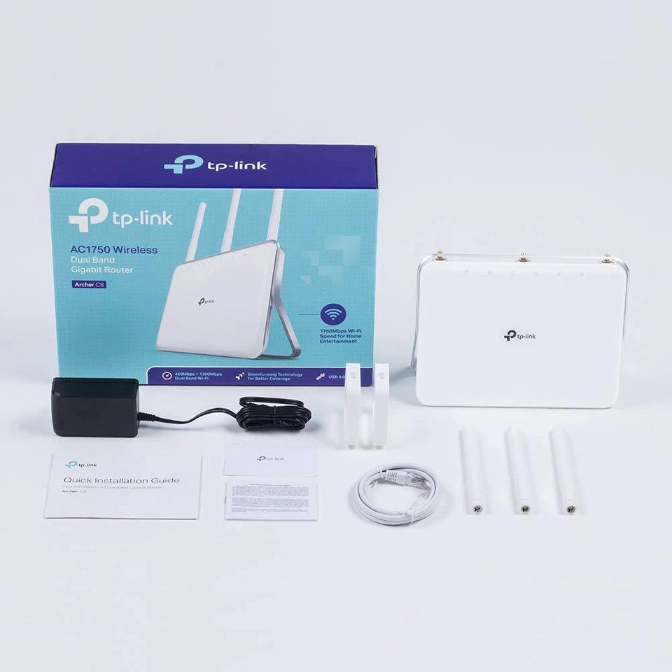 TP-LINK AC1750 Dual Band Gigabit Wireless Wi-Fi Router, Archer C8 - Image 2 of 4