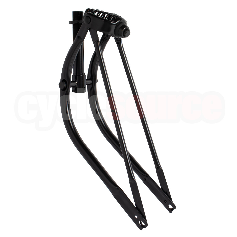 20" Lowrider Classic Bent Spring Fork 1" Chrome bike bicycle fork eBay