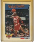 1991-92 NBA Hoops Slam Dunk #4 Michael Jordan Basketball Card