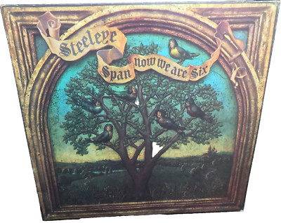 STEELEYE SPAN now we are six 1974 UK GREEN CHRYSALIS 1ST PRESS LP w/LYRIC INNER