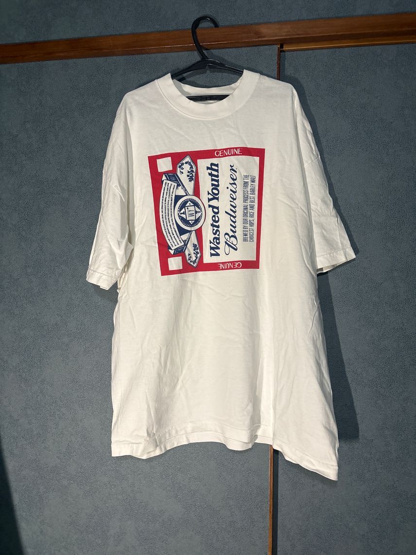 Wasted Youth X Budweiser Tee White / Verdy | eBay Wasted Youth X Budweiser Tee White / Verdy | eBay
