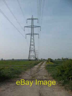 Photo 6x4 Pylons near Hag Lane Raskelf Too new to be shown on recent OS m c2007
