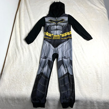 Batman Zip-Up Pajamas - Size Medium