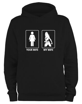 Styletex23 Kapuzenpullover Herren Themyscira Your Wife My Wife