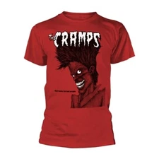 The Cramps 'Bad Music For Bad People' Red T shirt - NEW