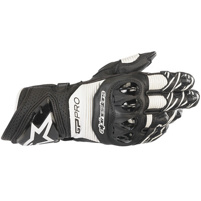 Alpinestars GP Pro R3 Motorradhandschuhe schwarz weiß