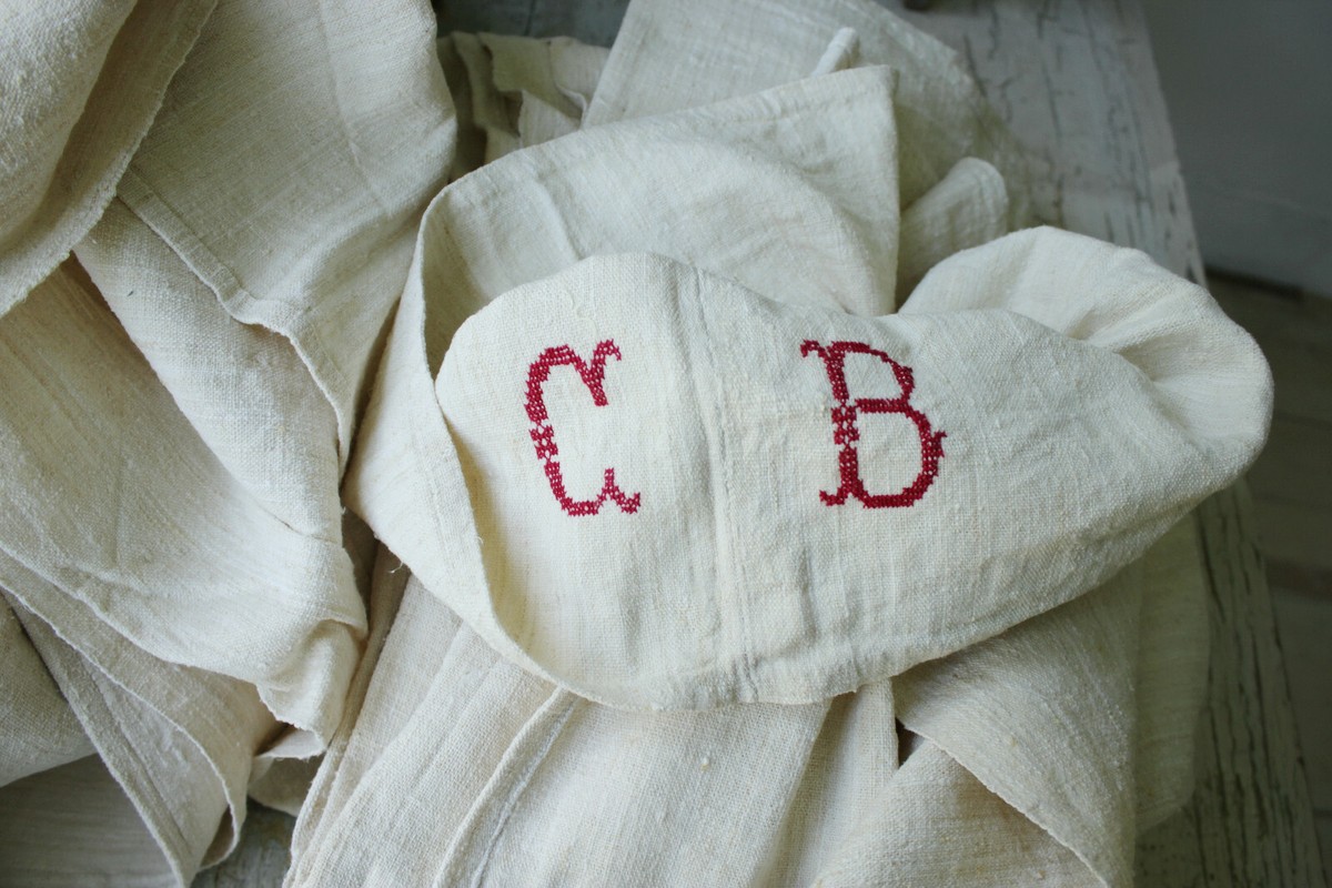 Monograms and Antique Linens 【公式通販】