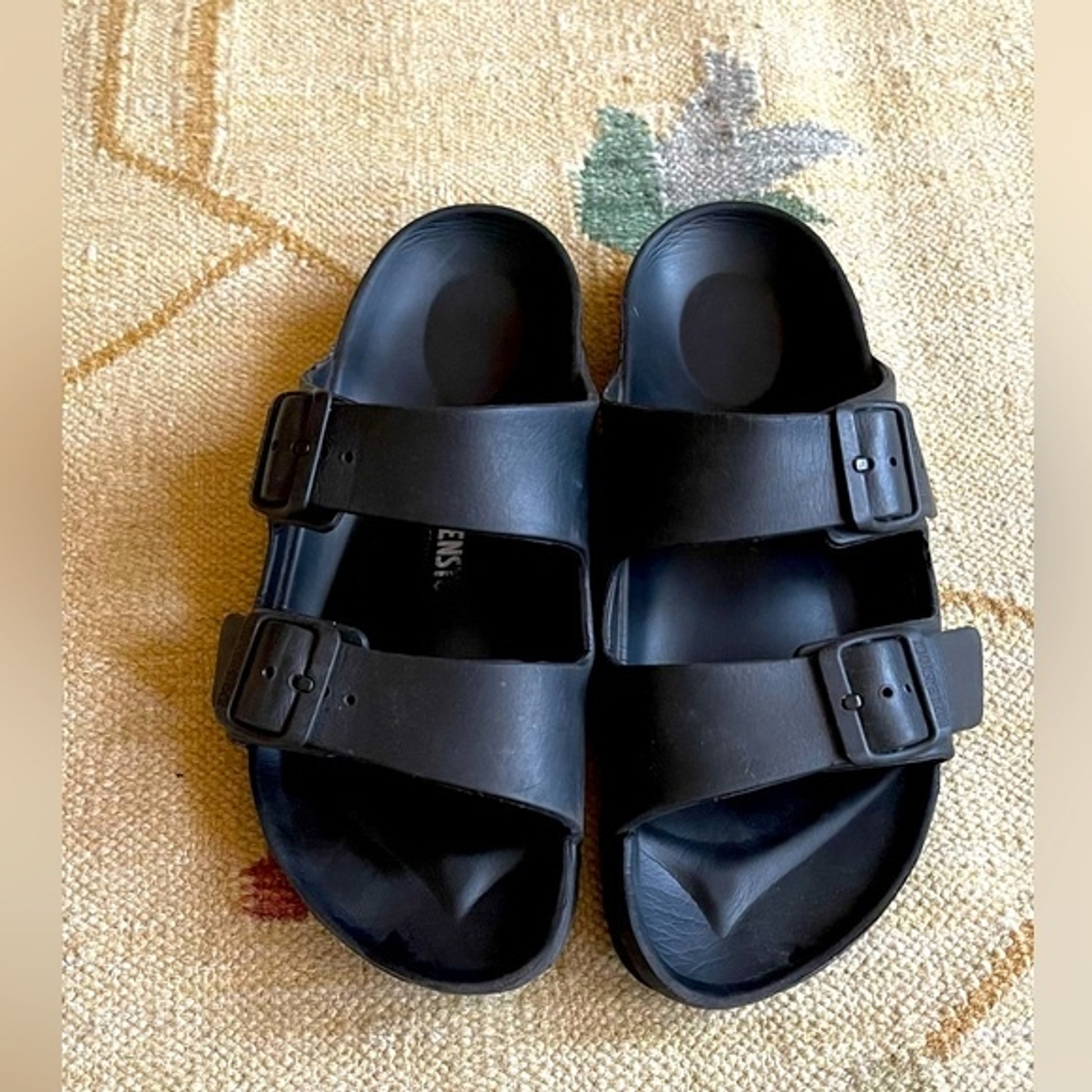 Birkenstock Arizona Eva Black Sandals size 39 | eBay