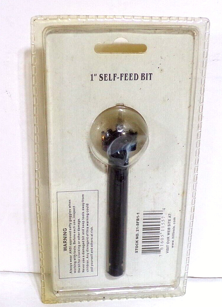 NEW 1" Professional Self Feed Drill Bit Hole Cutter by HIT Tools USA  #21-SFB1-1