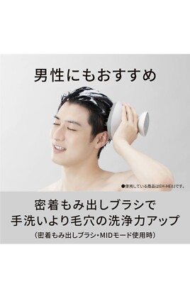 Panasonic Scalp Beauty Salon Spiral Slide EH-HE9J-S Silver Tone