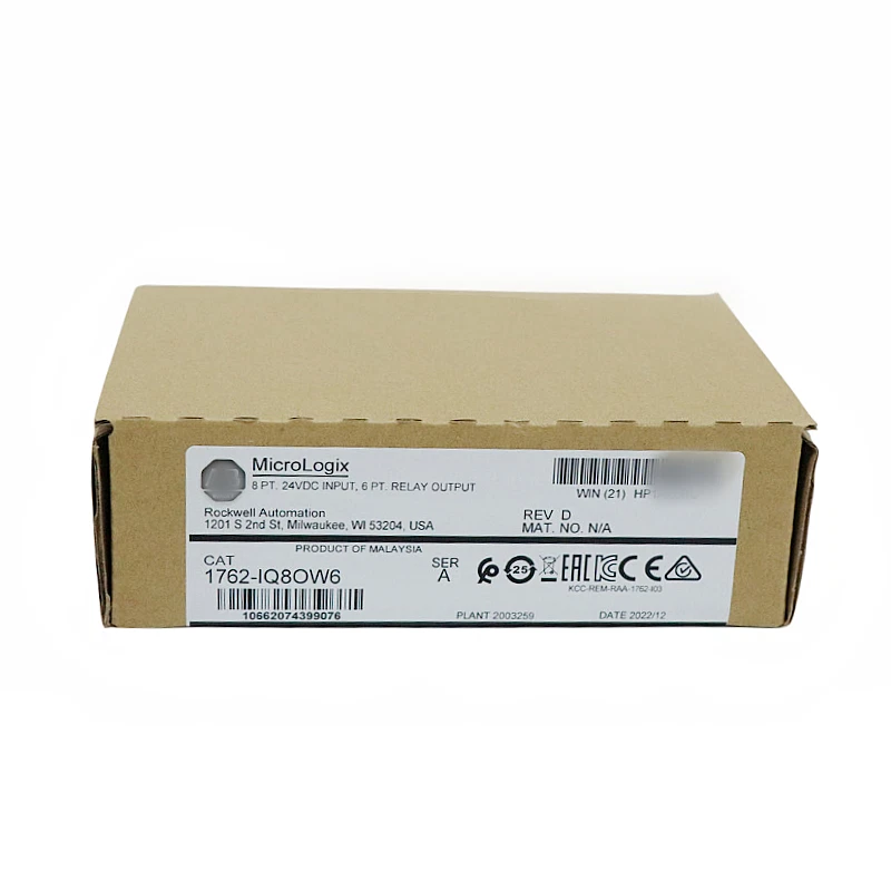 Módulo de peine digital Allen-Bradley 1762-IQ8OW6 MicroLogix 14 puntos fregadero/fuente nuevo Foto 2 de 2