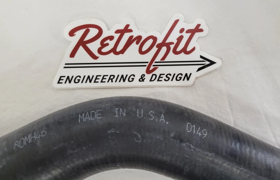 1979-1993 Ford Mustang FoxBody Radiator Hoses [1015UL] Gates Upper Lower Pair Foto 3 de 3