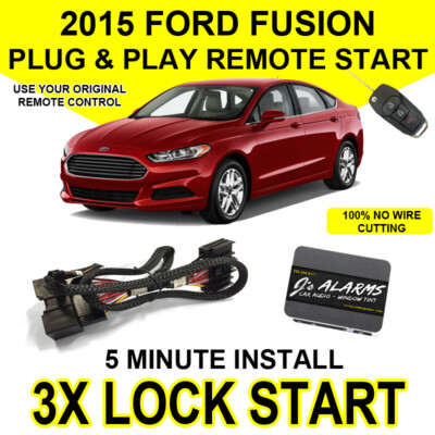 2015 Ford Fusion Remote Start Plug and Play Easy Install Car Starter 3X Lock FO2