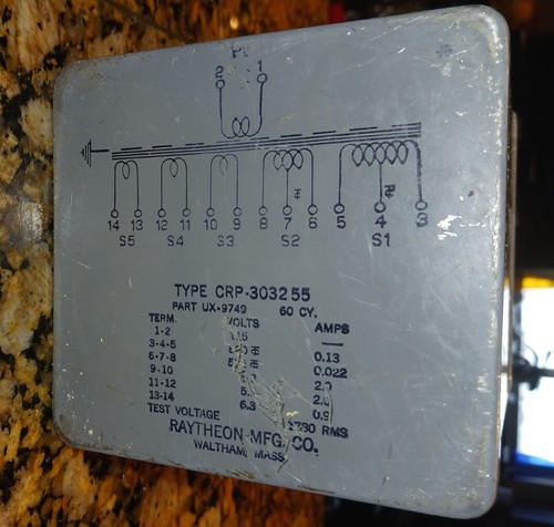 Raytheon CRP-302255, UX-9749 Excellent Monoblock Amp Shared Shipping $20.00