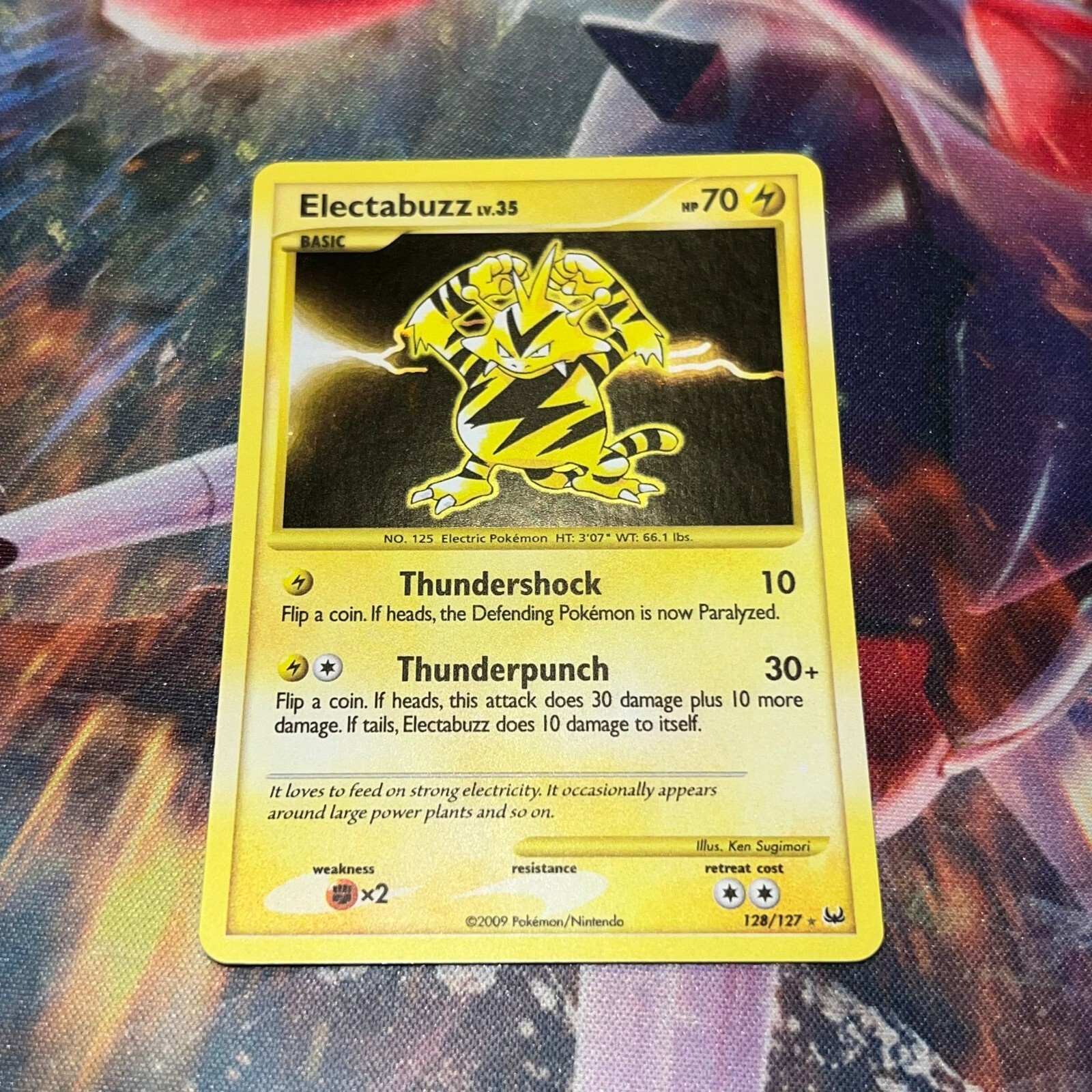 Electabuzz ~ 128/127 ~ Secret Rare ~ PLATINUM ~ NEAR MINT ~ Pokemon Card