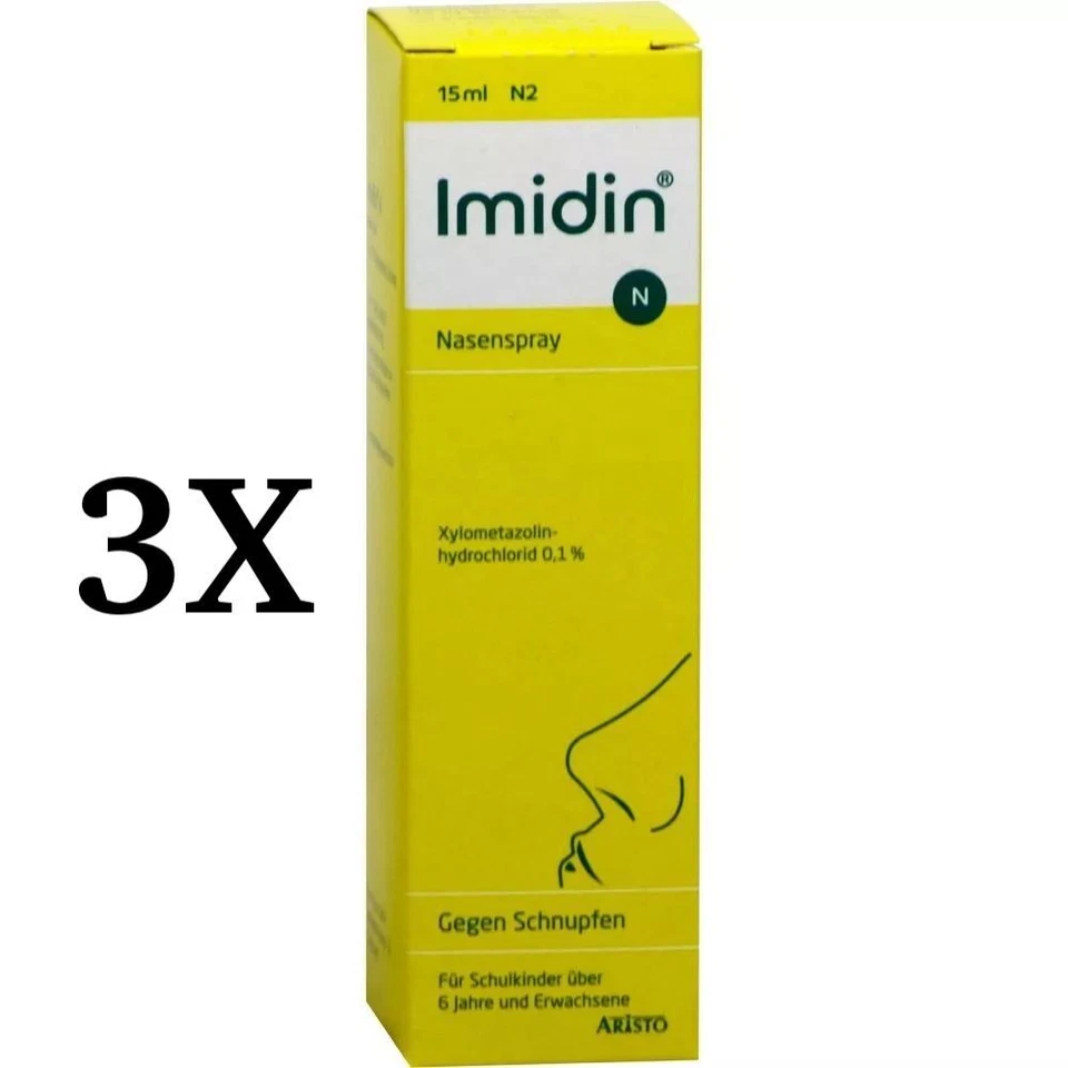 ARISTO PHARMA GMBH 3X IMIDIN N Nasenspray 15 ml PZN 09440195#3