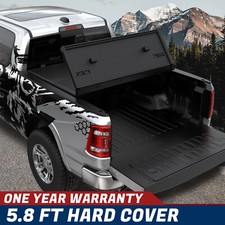 New 3-fold 5.75.8ft Hard Bed Tonneau Cover Fit 2016-22 Nissan Titan Fiberglass New 3-fold 5.75.8ft Hard Bed Tonneau Cover Fit 2016-22 Nissan Titan Fiberglass