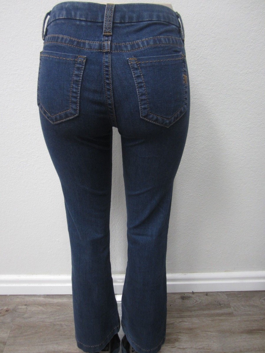 Jean Femme Miss Me Boot Cut Taille 26x34 - Denim Bleu Moyen, Neuf Avec Étiquette, Coupe Medium Rise