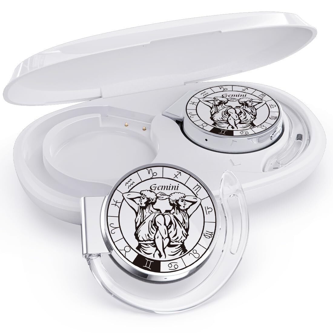 On-Ear Headphones Bluetooth V5.3, Open Ear Earphones Wireless with Earhooks, ...