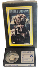 Steele Justice Beta 1987 Atlantic Entertainment Big Box Erol's Video Rare Tested