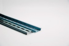 20 pieces DIN Rail Slotted Steel, RoHS Compliant, 35mm x 7.5mm, 2 Meters long