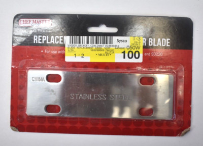 Chef Master Replacement Griddle Scraper Blade Stainless Steel Tool 90003HD