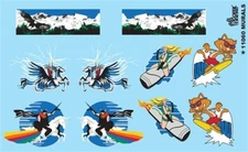 GOFER RACING TRUCK & VAN MURALS DECAL SET #1 FOR 1:24 AND 1:25 SCALE MODEL CARS 