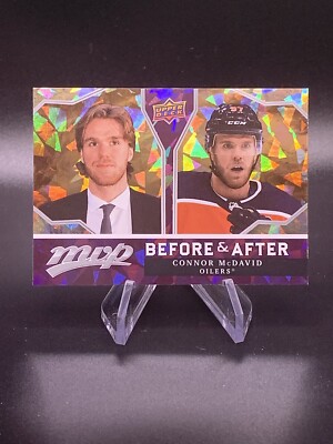 2021-22 Upper Deck MVP Before & After GOLD #BA-2 Connor McDavid Edmonton Oilers