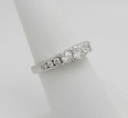 1Ct Natural Diamond Engagement Anniversary Wedding Bridal Ring 14K White Gold