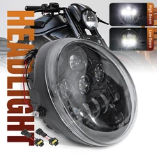 LED Headlight Hi/Lo DRL Lamp For Harley VROD V-Rod VRSCA VRSCDX VRSCR 2002-2016