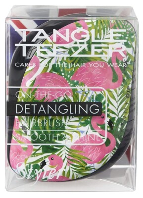 Tangle Teezer Detangling Compact Styler Hairbrush Palm Print