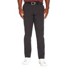 Banana Republic Slim Fit Dress Pants Mens 40x34 Black Travel Stretch NEW