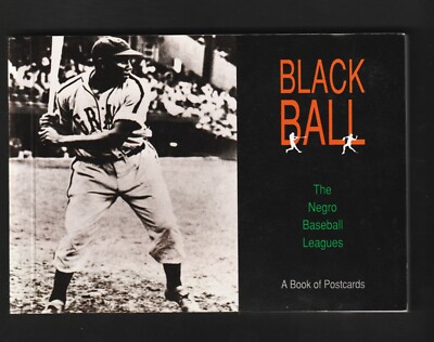 BLACK BALL~ A Book of Postcards ~ Signed by Buck O Neil ~~ LOOK ~  Amazing Auto!
