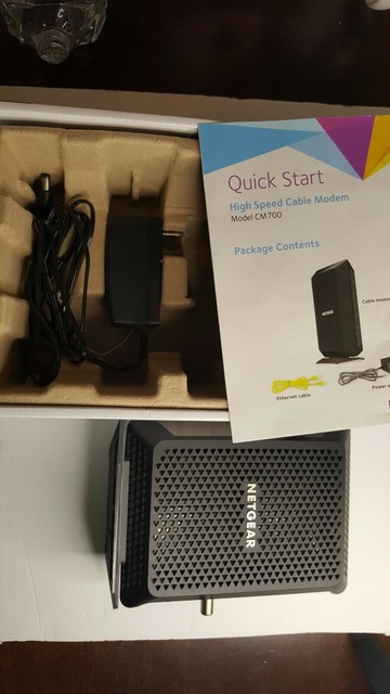 Netgear Cm700 100nas Cable Modem For Sale Online Ebay