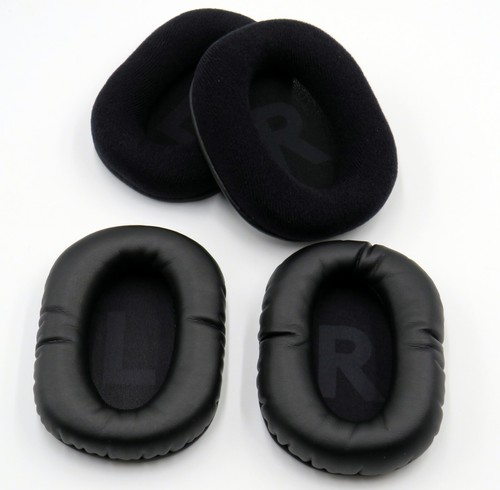 2 Set Ohrpolster für Logitech G Pro X Headset L & R, original 1x Stoff + 1x PU - Bild 2 von 12