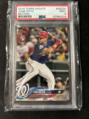 2018 TOPPS UPDATE #US300 JUAN SOTO RC - PSA 9 MINT | eBay