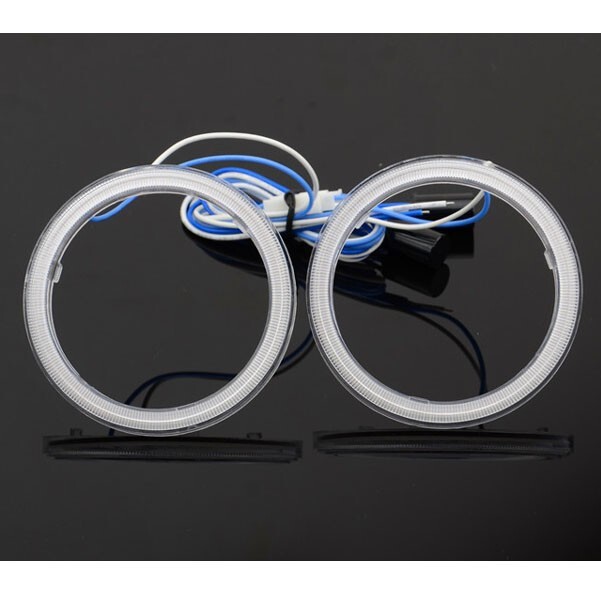 Car Angel Eyes Fog 3 Polegadas Led De Alto Brilho Ip65 À Pro | Parcelamento sem juros