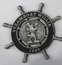 Walt Disney World MICKEY MOUSE Steam Boat 1928 Willie Challenge Coin 