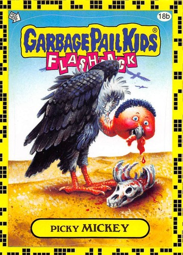 GARBAGE PAIL KIDS 2011 FLASHBACK SERIES 2 PICK-A-CARD YELLOW BASE STICKERS TOPPS - Picture 72 of 321