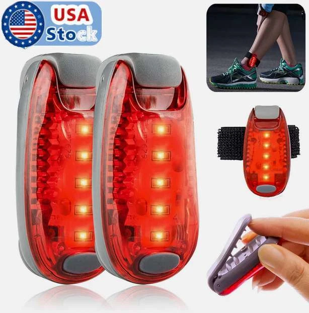 Fietslamp - wit voorlicht - LED - USB oplaadbaar - inclusief clip en Fietslamp - wit voorlicht - LED - USB oplaadbaar - inclusief clip en