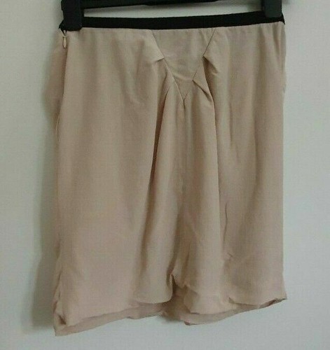 🦄Viktor & Rolf Size 40 UK 6 8 Pink Beige Black Silk Mini/Short Skirt Designer - Picture 10 of 12