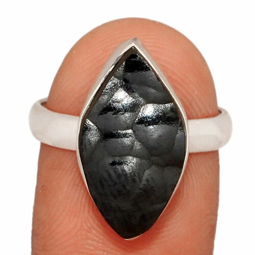Anelli di lusso in argento sterling pietra principale ematite