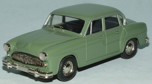 1955-1959 Horch P240 Sachsenring berlina 4 porte verde 1/43 lega di stagno - Foto 1 di 2